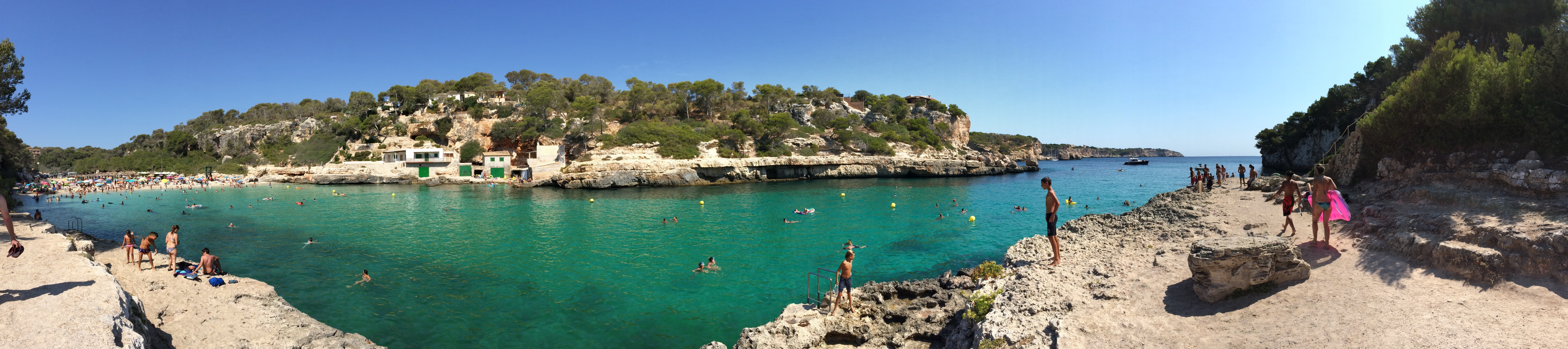Cala Llombards im August 2016